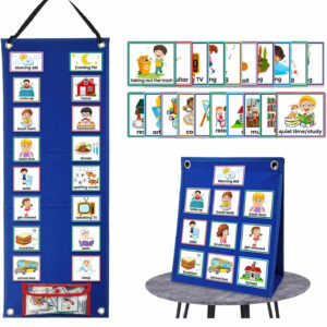 Kids Visual Schedule Calendar Chart